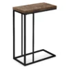 Monarch Reclaimed Wood Look C Side Table -Storage supplies store 810542491 2