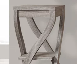 Monarch 3-Tier Twisted Leg Side Table -Storage supplies store 810542508 3