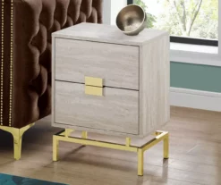 Monarch Glam Accent Table 28 Monarch Glam Accent Table -Storage supplies store 810542510 1