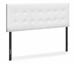 Monarch Faux Leather Button Tufted Headboard 37 Monarch Faux Leather Button Tufted Headboard -Storage supplies store 810542527 2
