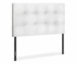 Monarch Faux Leather Button Tufted Headboard 31 Monarch Faux Leather Button Tufted Headboard -Storage supplies store 810542528 2