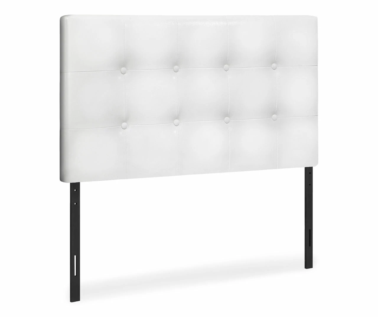 Monarch Faux Leather Button Tufted Headboard 12 Monarch Faux Leather Button Tufted Headboard - Image 10