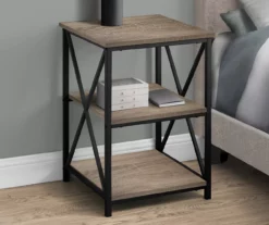 Monarch 3-Tier Accent Table -Storage supplies store 810542547 2