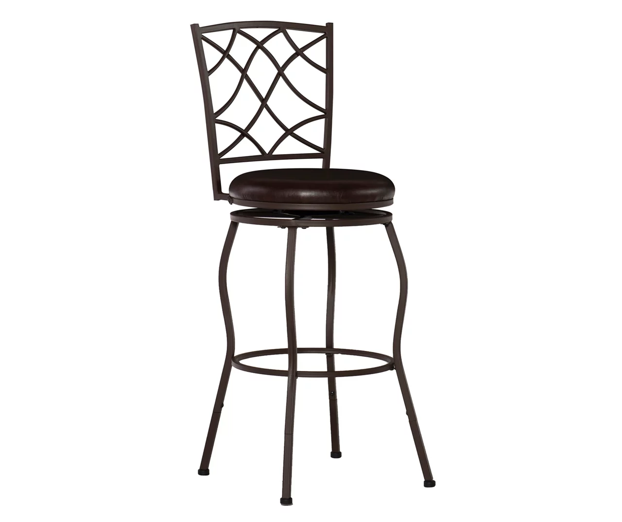 Pike Brown 3-Piece Upholstered Adjustable Swivel Stool Set 3 Pike Brown 3-Piece Upholstered Adjustable Swivel Stool Set
