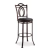Dakota Brown Metal Faux Leather Upholstered Bar Stool 1 Dakota Brown Metal Faux Leather Upholstered Bar Stool -Storage supplies store 810543040 1