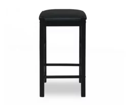 Bay Faux Leather & Wood Counter Stools, 2-Pack -Storage supplies store 810543042 3
