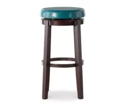 Clea 29" Padded Vinyl Swivel Counter Stool -Storage supplies store 810543044 3
