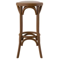 Franklin 30" Backless Woven Ratten Bar Stool -Storage supplies store 810543046 4
