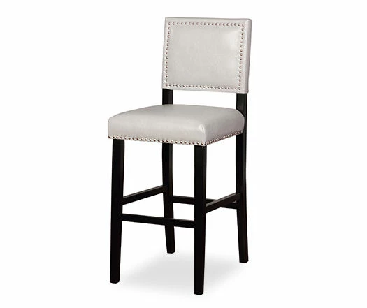 Lanier 45.5" Faux Leather Nailhead Bar Stool 4 Lanier 45.5" Faux Leather Nailhead Bar Stool - Image 2