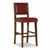 Lanier 45.5" Faux Leather Nailhead Bar Stool -Storage supplies store 810543059 1