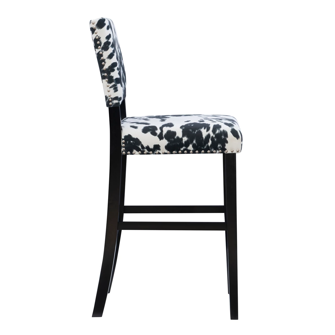 Marianne 44.75" Cow Print Upholstered Bar Stool 10 Marianne 44.75" Cow Print Upholstered Bar Stool - Image 8