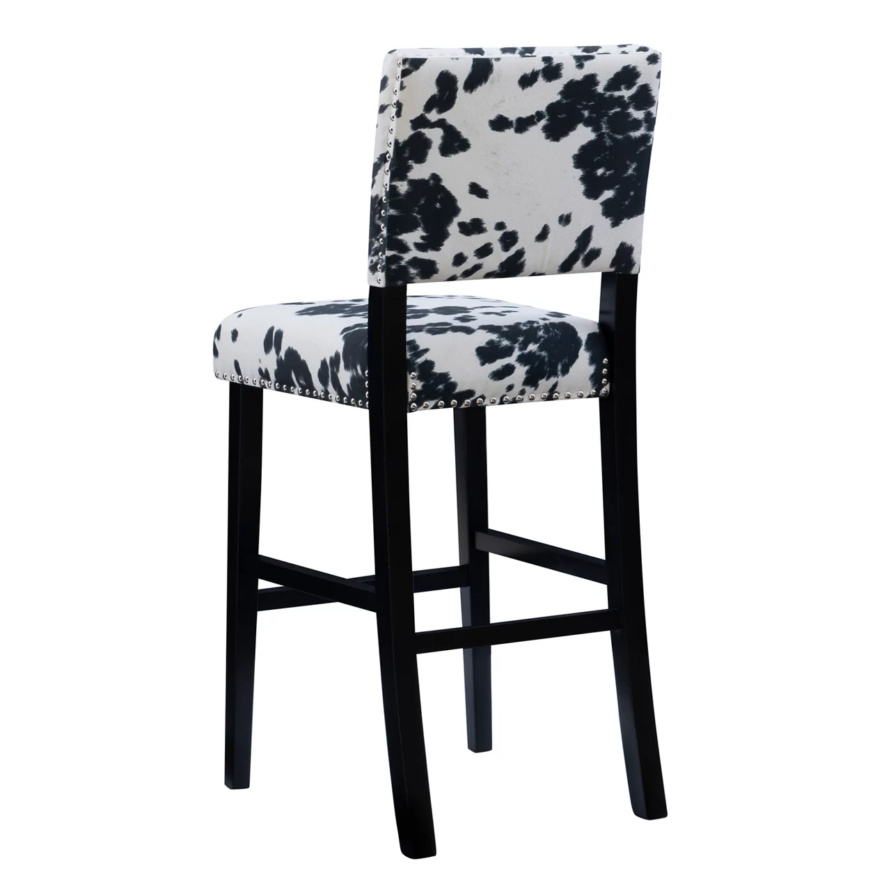 Marianne 44.75" Cow Print Upholstered Bar Stool 11 Marianne 44.75" Cow Print Upholstered Bar Stool - Image 9