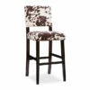 Marianne 44.75" Cow Print Upholstered Bar Stool 2 Marianne 44.75" Cow Print Upholstered Bar Stool -Storage supplies store 810543065 1