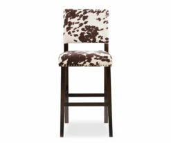 Marianne 44.75" Cow Print Upholstered Bar Stool 15 Marianne 44.75" Cow Print Upholstered Bar Stool -Storage supplies store 810543065 3