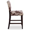 Marianne 38.75" Cow Print Upholstered Counter Stool -Storage supplies store 810543066 1