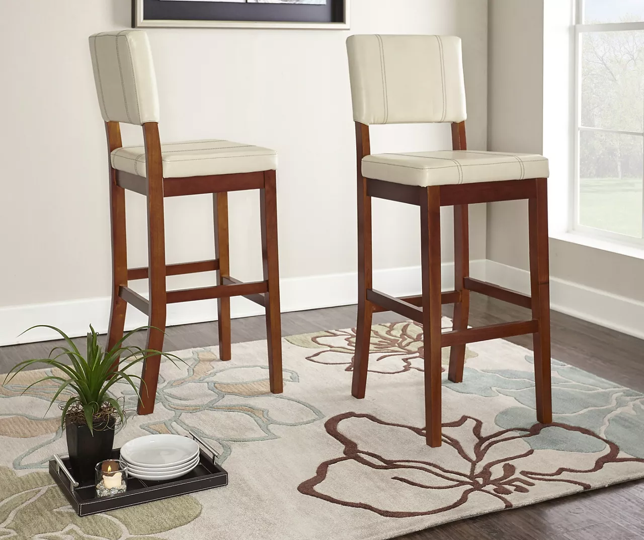 Jackson 45" Faux Leather Bar Stool 11 Jackson 45" Faux Leather Bar Stool - Image 9