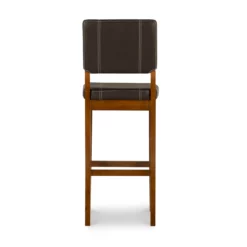 Jackson 45" Faux Leather Bar Stool 14 Jackson 45" Faux Leather Bar Stool -Storage supplies store 810543088 3