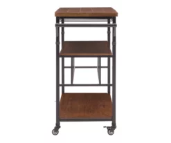 Patrick 2-Tier Wood & Metal Wine Cart -Storage supplies store 810543090 A1 3