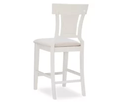 Rider Whitewash Upholstered Wood Counter Stool -Storage supplies store 810543091 5