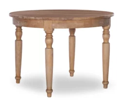 Paden Light Natural Brown Round Wooden Dining Table 10 Paden Light Natural Brown Round Wooden Dining Table -Storage supplies store 810543118 4