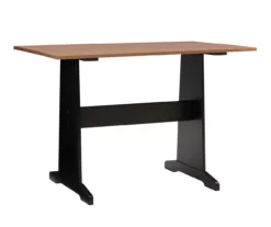 Atrium Black & Pecan 3-Piece Wooden Breakfast Nook Set 22 Atrium Black & Pecan 3-Piece Wooden Breakfast Nook Set -Storage supplies store 810543121 A0 4