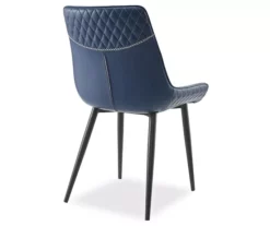 Austin Blue Faux Leather Upholstered Dining Chairs, 2-Pack -Storage supplies store 810543133 5