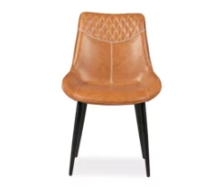 Trace Brown 2-Piece Faux Leathered Upholstered Dining Chair Set 9 Trace Brown 2-Piece Faux Leathered Upholstered Dining Chair Set -Storage supplies store 810543134 3