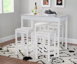 Lane Tavern White 3-Piece Counter Set -Storage supplies store 810543141 2