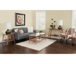 Presley Brown 2-Tier Slatted Wood End Table 16 Presley Brown 2-Tier Slatted Wood End Table -Storage supplies store 810543147 A0 8