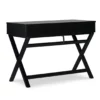 Kari Black Lift-Top Campaign Desk -Storage supplies store 810543173 1