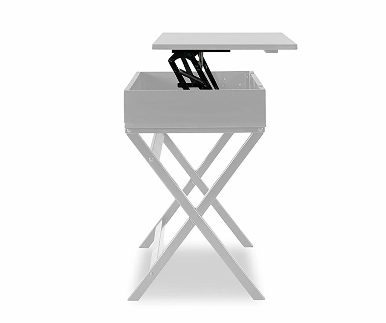 Kari White Lift-Top Campaign Desk 6 Kari White Lift-Top Campaign Desk - Image 4