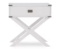 Cami Single Drawer X Base Accent Table 31 Cami Single Drawer X Base Accent Table -Storage supplies store 810543185 3