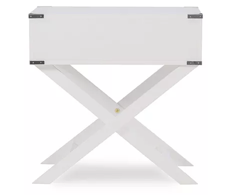 Cami Single Drawer X Base Accent Table 18 Cami Single Drawer X Base Accent Table - Image 16