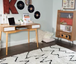 Nate Ash & White 2-Drawer Writing Desk 16 Nate Ash & White 2-Drawer Writing Desk -Storage supplies store 810543187 A0 9