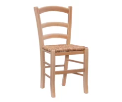 Bordeaux Natural Handwoven Ladder Back Side Chairs, 2-Pack -Storage supplies store 810543191 A0 2