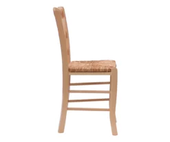 Bordeaux Natural Handwoven Ladder Back Side Chairs, 2-Pack -Storage supplies store 810543191 A2 4