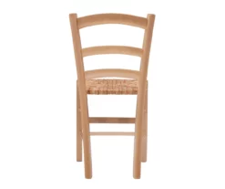 Bordeaux Natural Handwoven Ladder Back Side Chairs, 2-Pack -Storage supplies store 810543191 A2 6