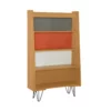 Nate Ash 4-Shelf Bookcase -Storage supplies store 810543195 1