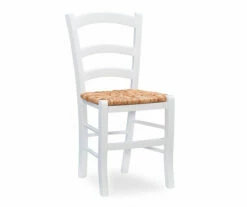 Bordeaux White Handwoven Ladder Back Side Chairs, 2-Pack 8 Bordeaux White Handwoven Ladder Back Side Chairs, 2-Pack -Storage supplies store 810543199 1