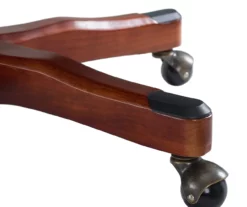 Austin Brown Linen Cow Print Office Chair -Storage supplies store 810543224 A8 6