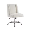 Comfort Home Warm White Sherpa Chair -Storage supplies store 810543232 1