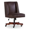 Austin Dark Walnut Upholstered Office Chair