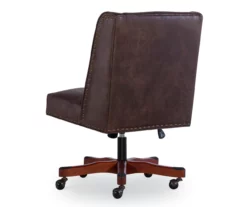 Austin Dark Walnut Upholstered Office Chair -Storage supplies store 810543233 A2 4