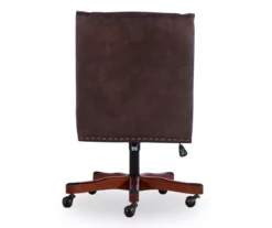 Austin Dark Walnut Upholstered Office Chair -Storage supplies store 810543233 A2 5