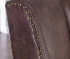 Austin Dark Walnut Upholstered Office Chair -Storage supplies store 810543233 A8 7