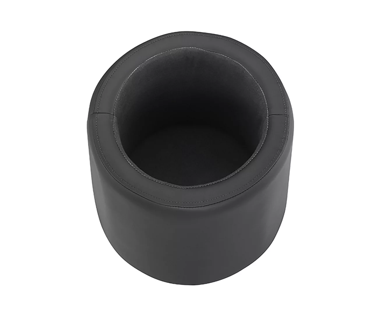 Jenna Faux Leather Tapered Storage Accent Stool 9 Jenna Faux Leather Tapered Storage Accent Stool - Image 7