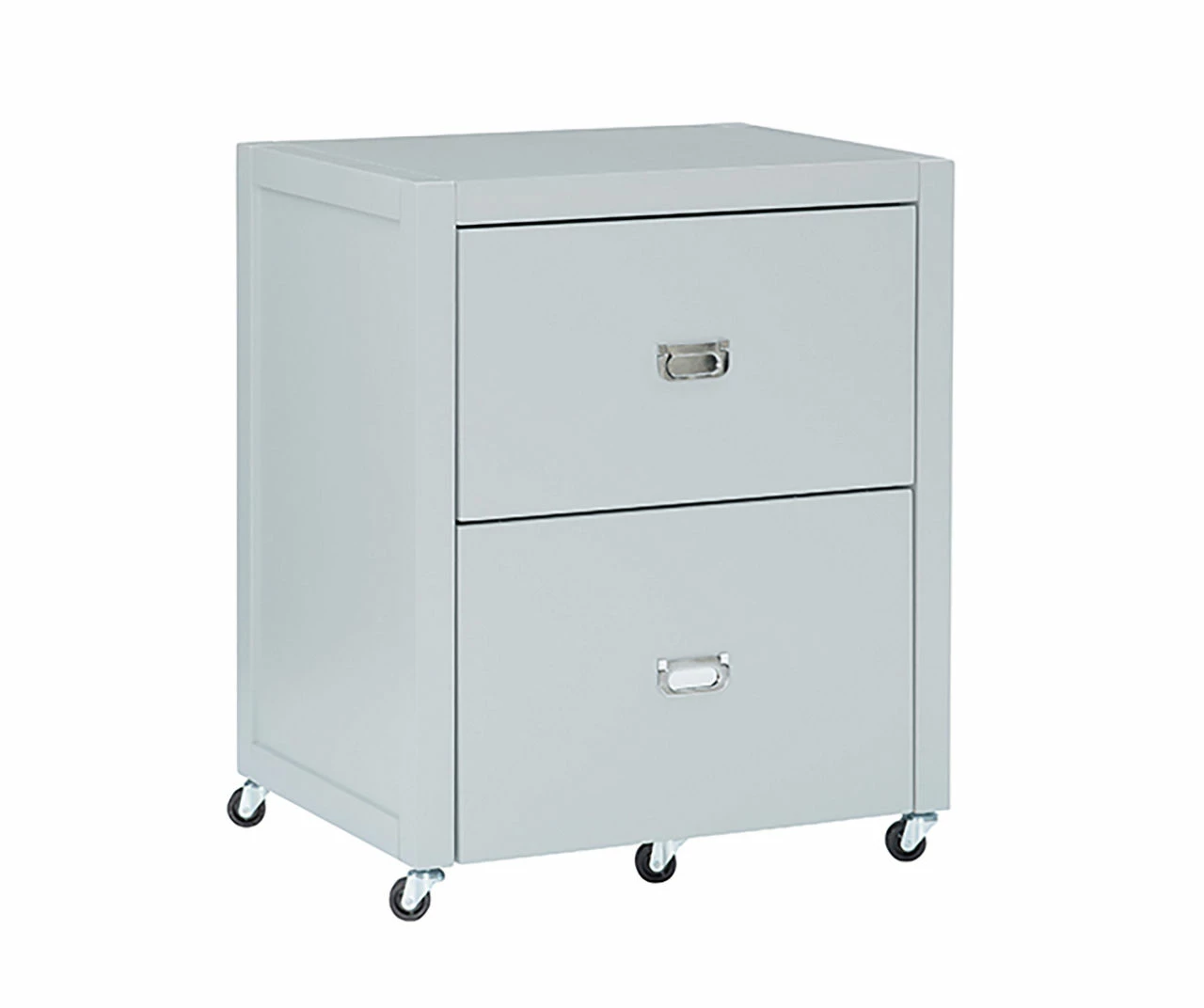 Kari Gray 2-Drawer Rolling Filing Cabinet 3 Kari Gray 2-Drawer Rolling Filing Cabinet