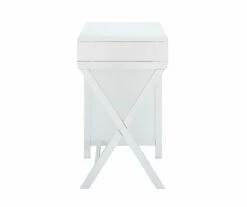 Kari White 4-Drawer Office Desk -Storage supplies store 810543244 4