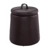 Jenna Faux Leather Tapered Storage Accent Stool 1 Jenna Faux Leather Tapered Storage Accent Stool -Storage supplies store 810543279 1