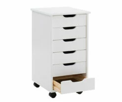 Craft Mate White Wood 6-Drawer Rolling Storage Cart -Storage supplies store 810543289 A0 5